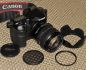 Canon 40d c объективом, сумкой и принадлежностями