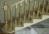 Фото Отделка деревом бетонных лестниц и предметов интерьера