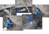 Фото Материалы для гидроизоляции старого бетонного шва с активной протечкой. Дегидрол марок 5 и 8