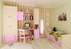 Фото Детская модульная мебель Лада Розовая