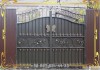 Фото Кованые ворота, распашные, откатные, решетчатые, металлические калитки, художественная ковка.
