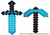 Фото Алмазный меч, кирка и другие предметы Майнкрафт Minecraft