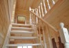 Фото Надёжная и качественная лестница для загородного дома, дачи